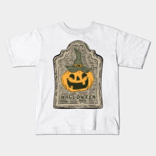 Engraved Halloween Kids T-Shirt